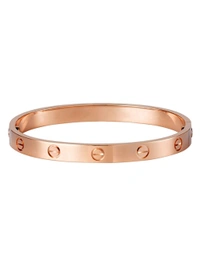 Zorva Rose Gold Plated Stainless Steel Kada Bracelet for Men and Women