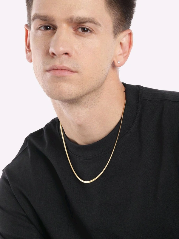 Zorva 18Kt Gold Plated Fancy Chain For Men