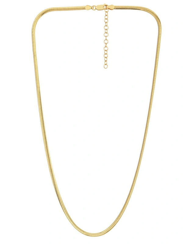 Zorva 18Kt Gold Plated Fancy Chain For Men