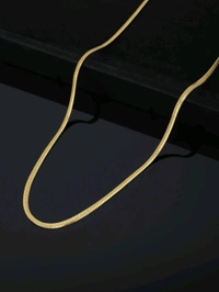 Zorva 18Kt Gold Plated Fancy Chain For Men