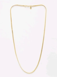 Zorva Mens Gold-Plated Minimal Chain