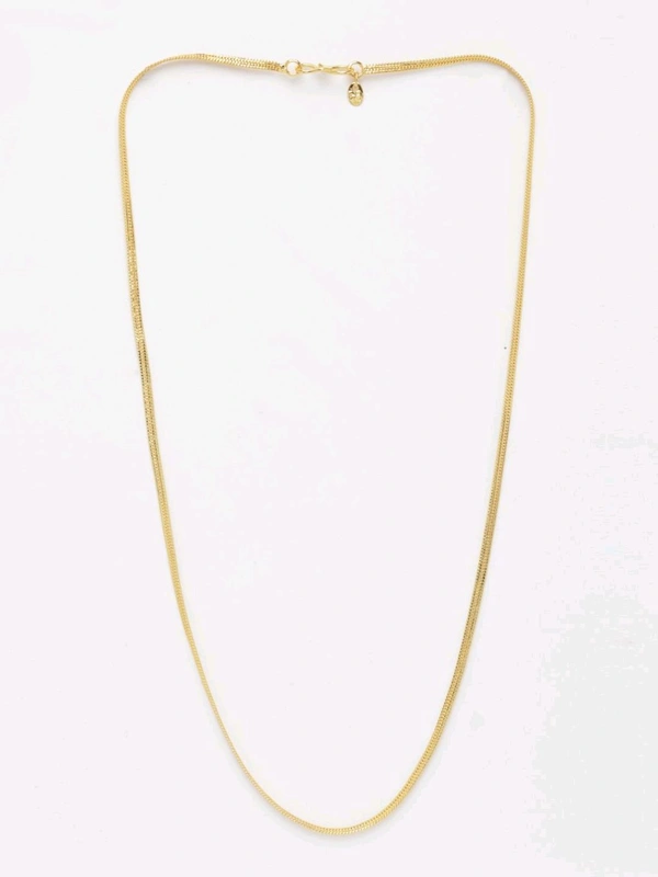 Zorva Mens Gold-Plated Minimal Chain