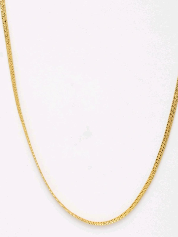 Zorva Mens Gold-Plated Minimal Chain