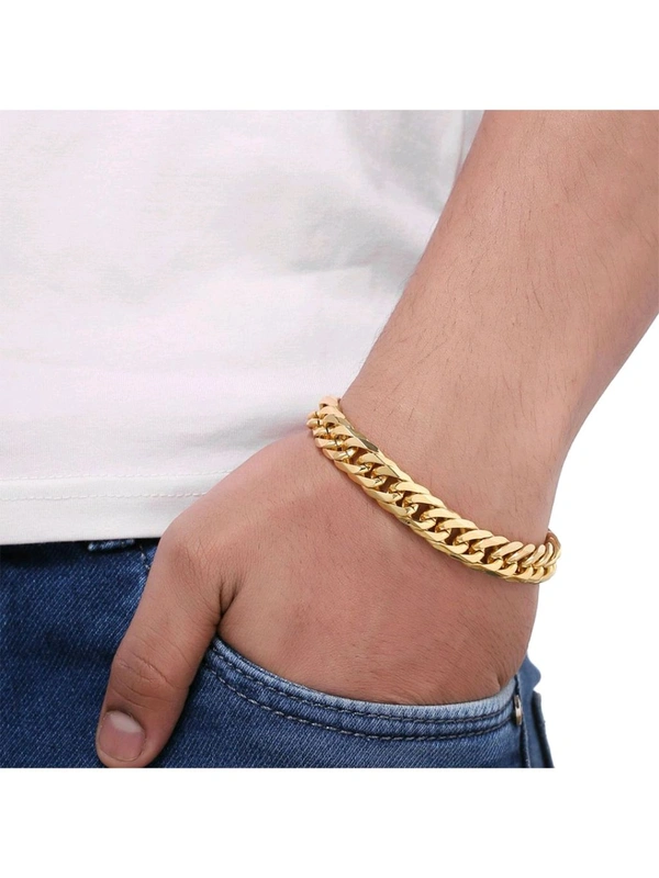 Zorva Men Gold-Toned Link Bracelet
