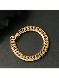 Zorva Men Gold-Toned Link Bracelet