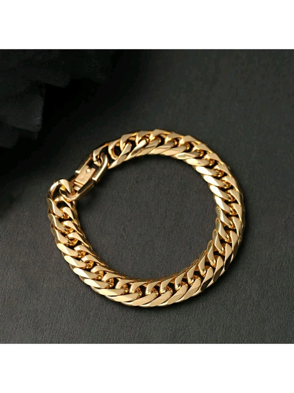 Zorva Men Gold-Toned Link Bracelet