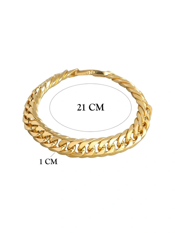Zorva Men Gold-Toned Link Bracelet