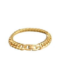 Zorva Men Gold-Toned Link Bracelet