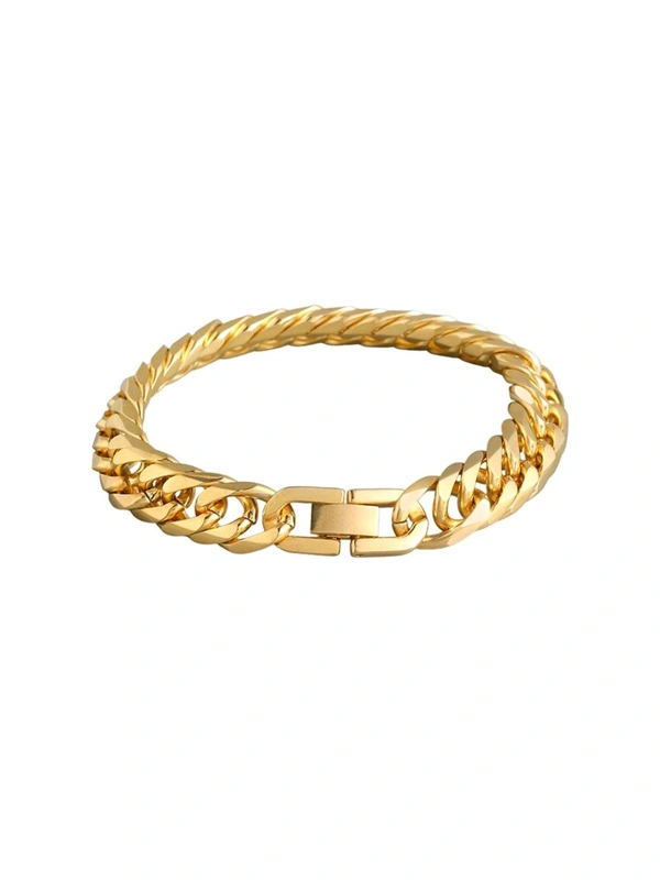 Zorva Men Gold-Toned Link Bracelet