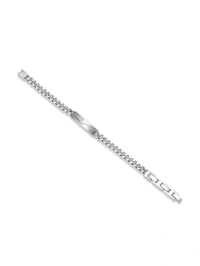 Police Silver Stainless Steel Bracelet