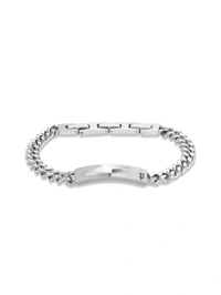 Police Silver Stainless Steel Bracelet