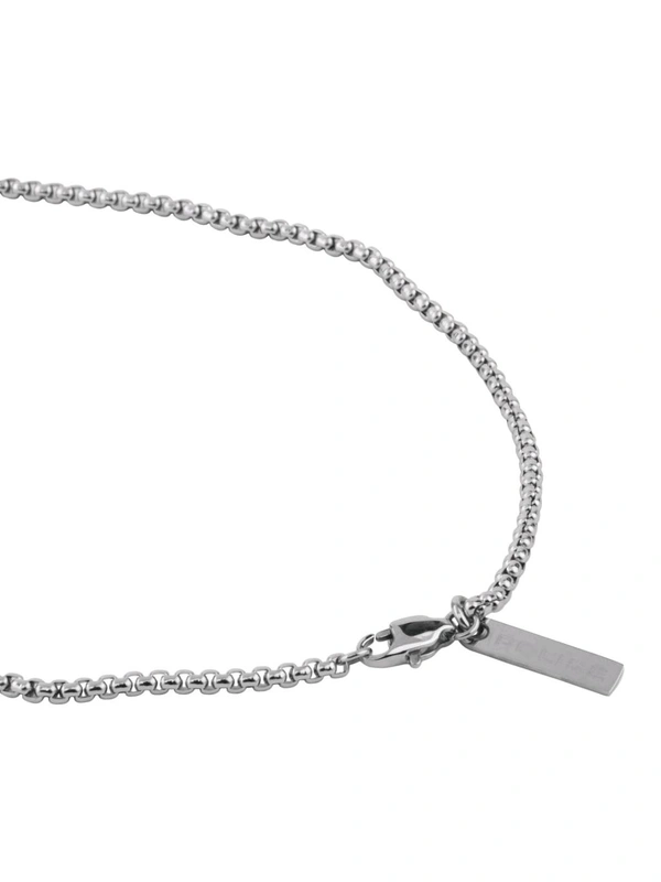Police Men Silver Toned Pendant With Chain