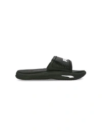 Puma  Soft Ride Pro 24 V Res Unisex Black Sliders - Black, UK 08