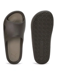 Puma Lithen Injex Men Brown Slides - Tan, UK 11