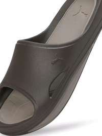 Puma Lithen Injex Men Brown Slides - Tan, UK 11