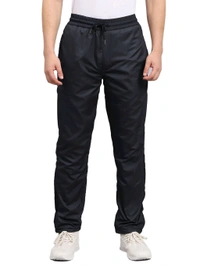 Monte Carlo Mens Navy Blue Solid Track Pant - Mine Shaft, L