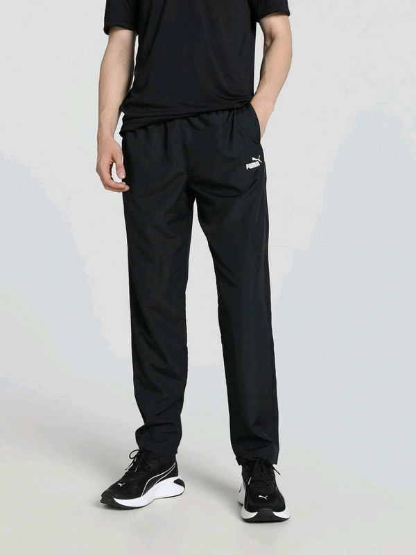 Puma  Men Black Solid Trackpant - Black, L