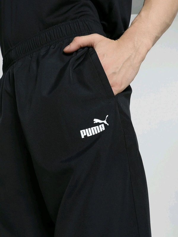 Puma  Men Black Solid Trackpant - Black, L