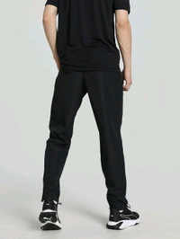 Puma  Men Black Solid Trackpant - Black, L