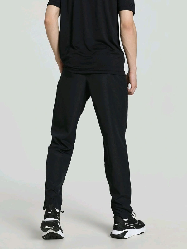 Puma  Men Black Solid Trackpant - Black, L
