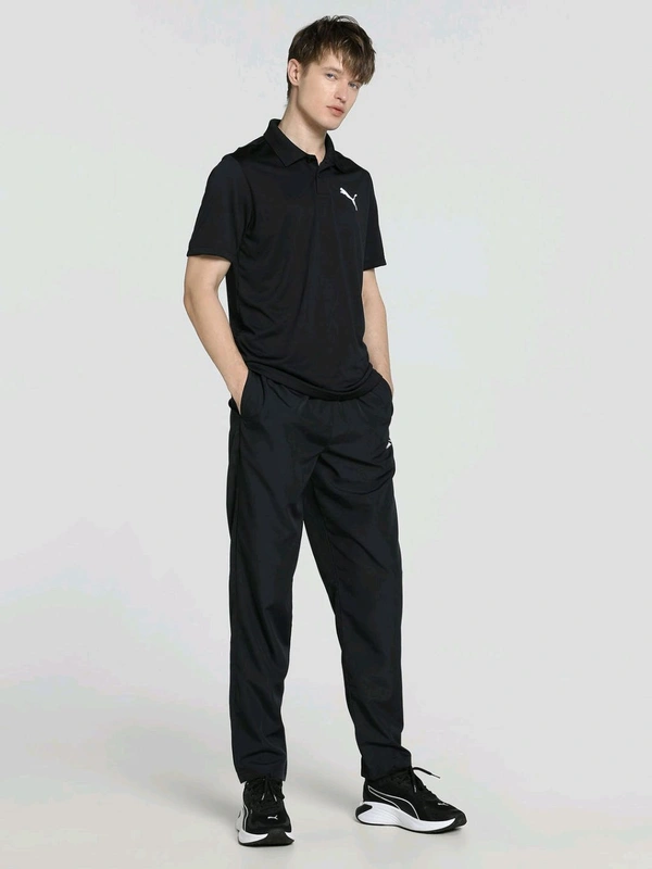 Puma  Men Black Solid Trackpant - Black, L