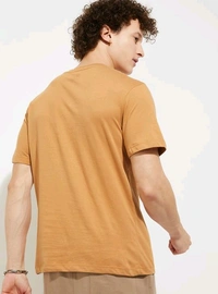 URB_N Men Printed T-shirt - Raw Sienna, M