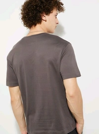 URB_N Men Printed T-shirt - Dove Gray, M