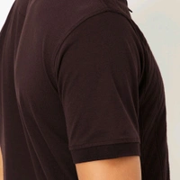 URB_N Men Textured Regular Fit Polo T-shirt - Oil, M