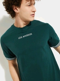 URB_N Men Printed T-shirt - Pine Green, S