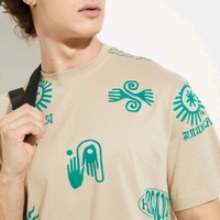 URB_N Men Printed T-shirt - Cameo, S