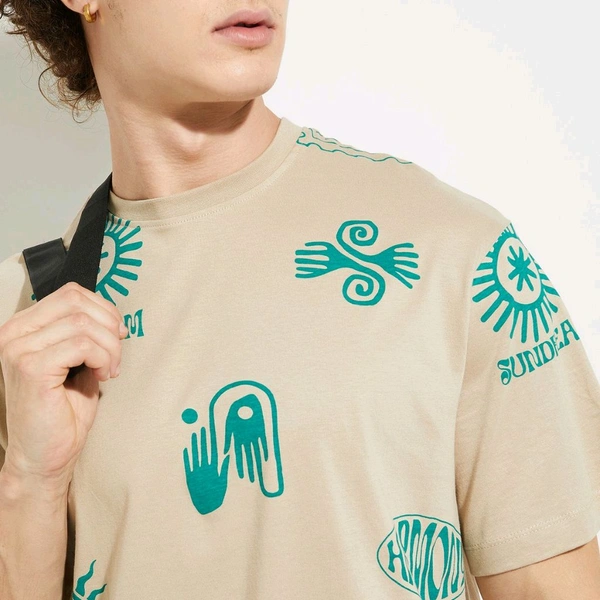 URB_N Men Printed T-shirt - Cameo, S