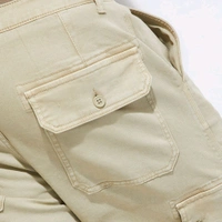 URB_N Men Relaxed Fit Cargo Trousers - Beige, 28
