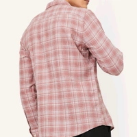 URB_N Men Checked Slim Fit Shirt
 - Lavender blush, XL