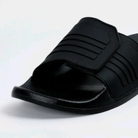Zorva Men Textured Sliders
 - Black, UK 08