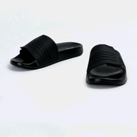 Zorva Men Textured Sliders
 - Black, UK 08