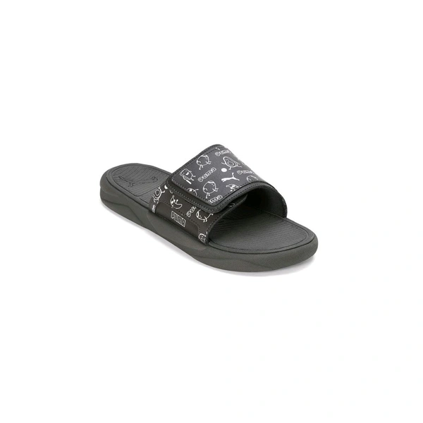 Puma Royal Cat Comfort Stablex Men Black Sliders - Dove Gray, UK 06