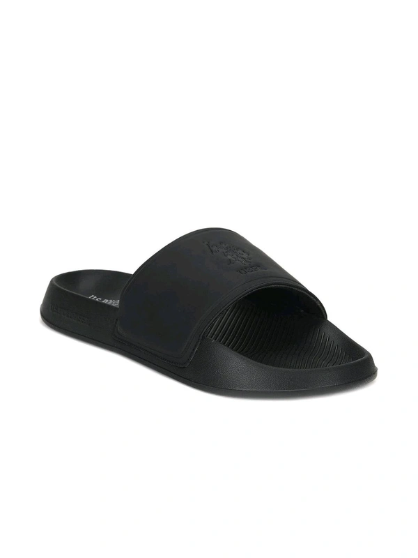 U.S POLO ASSN. Men Specter 6.0 Black Slider - Black, UK 08