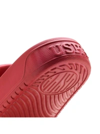 U.S POLO ASSN. Palmer Mens Red Sliders - Bittersweet, UK 07