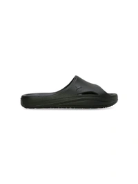 PUMA  Lithen Injex Men Black Slides - Black, UK 07