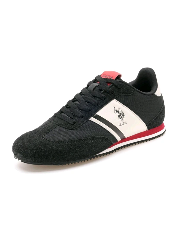 U.S POLO ASSN. Men VADLER Sneakers Black - Black, UK 10
