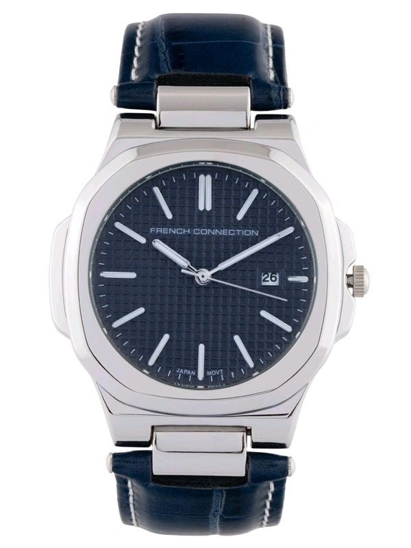 French Connection Men's Blue Dial Analog Watch- FCB2UL (M)