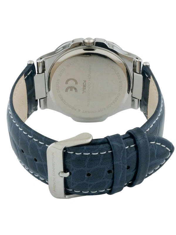 French Connection Men's Blue Dial Analog Watch- FCB2UL (M)