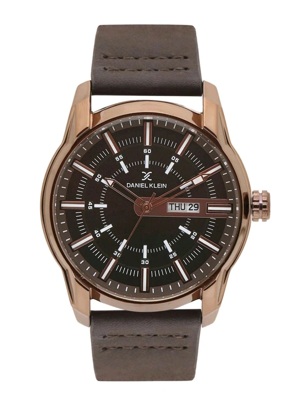 Daniel Klein Brown Dial Analog Watches For Men 