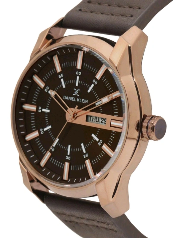 Daniel Klein Brown Dial Analog Watches For Men 