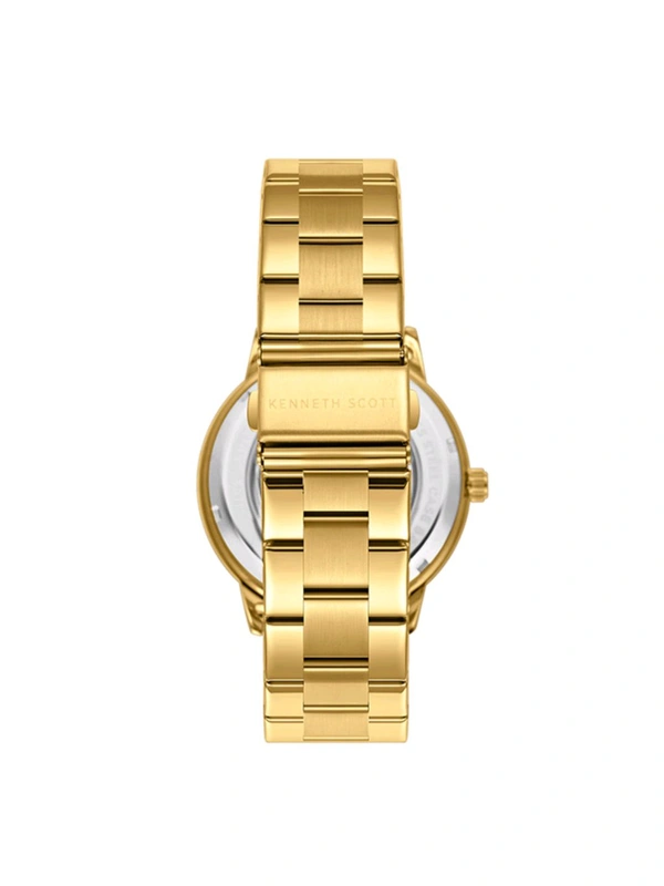 Kenneth Scott Men Black Dial Automatic Watch
