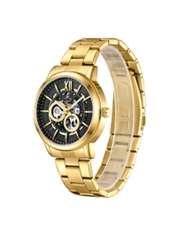 Kenneth Scott Men Black Dial Automatic Watch