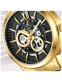 Kenneth Scott Men Black Dial Automatic Watch