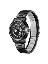 Men Black Dial Automatic Watch