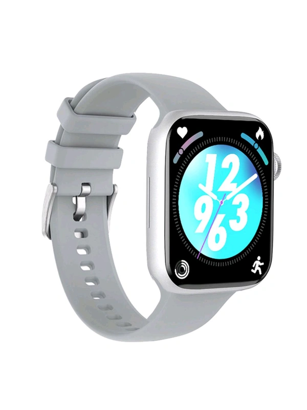 BOSTON LEVIN Smart Watch with Bluetooth Calling, TFT 1.83 Inch (4.7 cm), IOS9.0+, Full Screen Touch, Silver