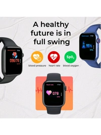 BOSTON LEVIN Smart Watch with Bluetooth Calling, TFT 1.83 Inch (4.7 cm), IOS9.0+, Full Screen Touch, Silver